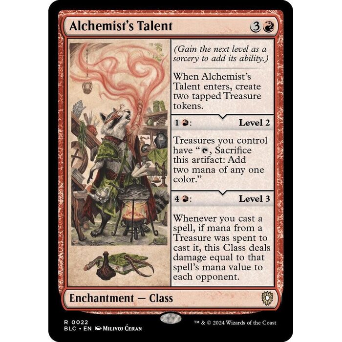 Magic: The Gathering Alchemist's Talent (022) Lightly Played