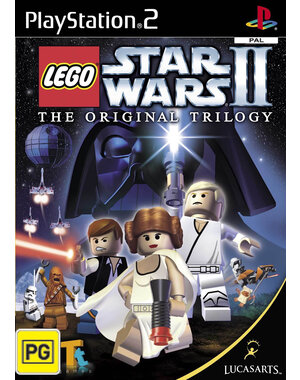  LEGO Star Wars II Original Trilogy [Playstation 2] Box and Game