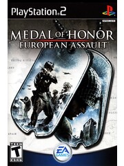  Medal of Honor European Assault [Playstation 2] Box and Game