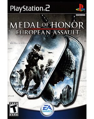  Medal of Honor European Assault [Playstation 2] Box and Game