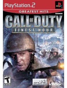  Call of Duty Finest Hour [Greatest Hits] [Playstation 2] Bow and Game