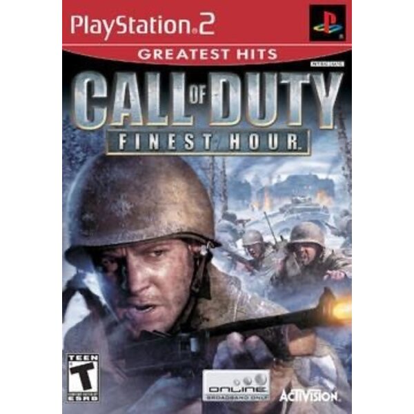 Call of Duty Finest Hour [Greatest Hits] [Playstation 2] Bow and Game
