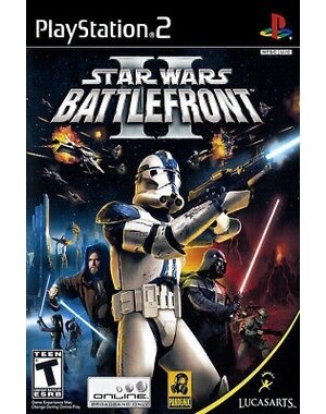  Star Wars Battlefront 2 [Playstation 2] Box and Game