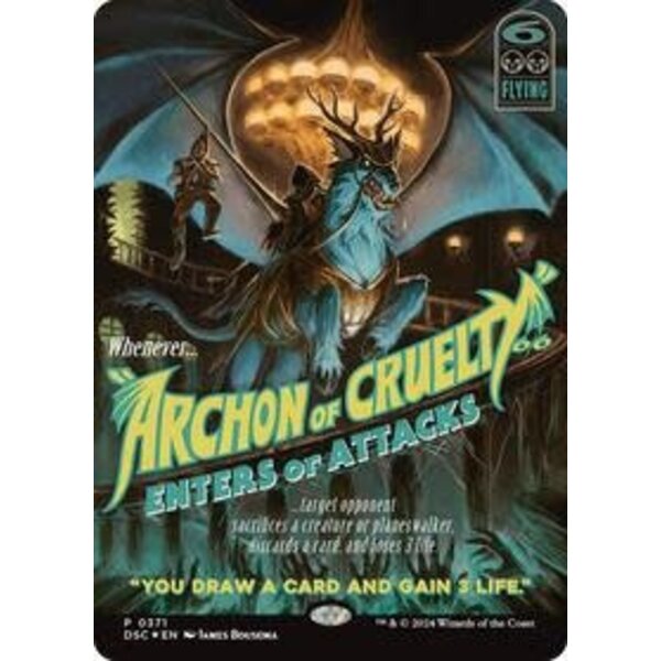 Magic: The Gathering Archon of Cruelty (Showcase) (371) Lightly Played Foil