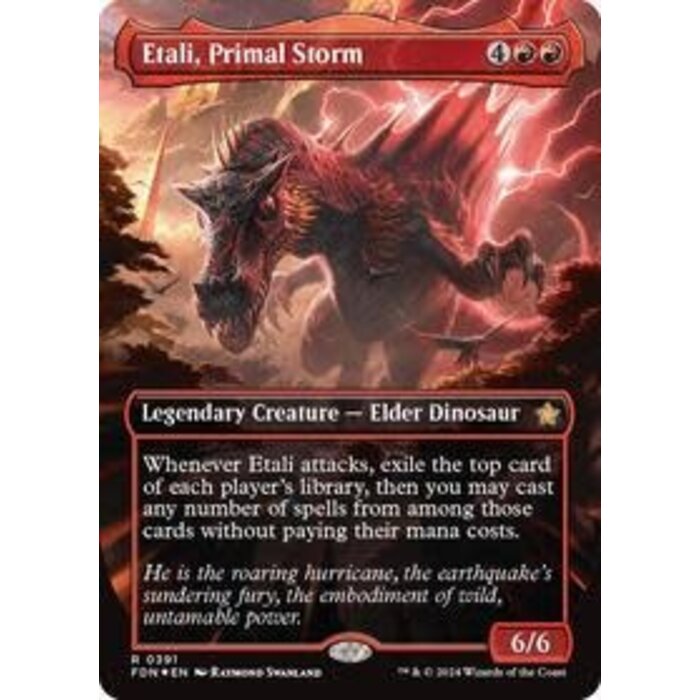 Magic: The Gathering Etali, Primal Storm (Borderless) (329) Lightly Played Foil