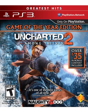  Uncharted 2: Among Thieves [Game of the Year Greatest Hits] [Playstation 3] Complete in Box