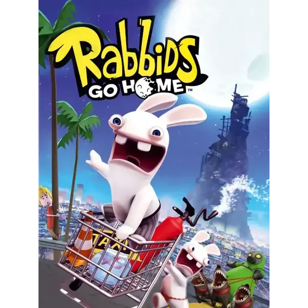 Rabbids Go Home [Wii] Box and Game