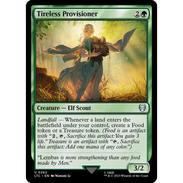 Magic: The Gathering Tireless Provisioner (262) Lightly Played