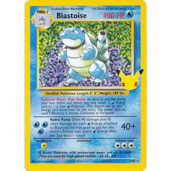 Pokemon Blastoise (002) Lightly Played