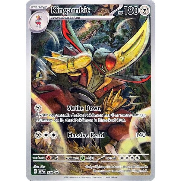 Pokemon Kingambit (130) Lightly Played Holofoil