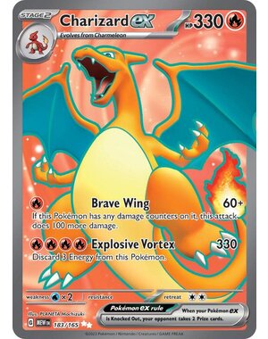 Pokemon Charizard ex (183) Lightly Played