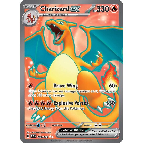 Pokemon Charizard ex (183) Lightly Played