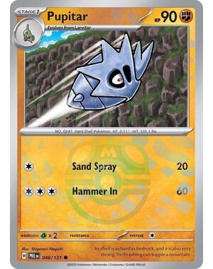Pokemon Pupitar (Master Ball Pattern) (48) Lightly Played