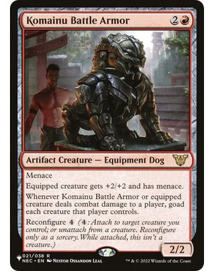 Magic: The Gathering Komainu Battle Armor (021) Lightly Played