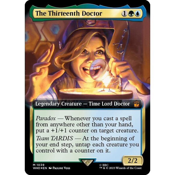 Magic: The Gathering The Thirteenth Doctor (Extended Art) (Surge Foil) (1039) Lightly Played