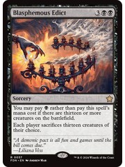 Magic: The Gathering Blasphemous Edict (057) Lightly Played