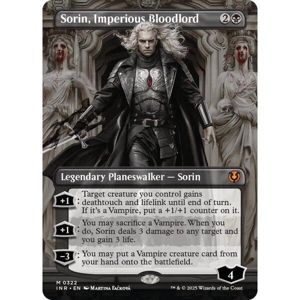 Magic: The Gathering Sorin, Imperious Bloodlord (Borderless) (322) Lightly Played