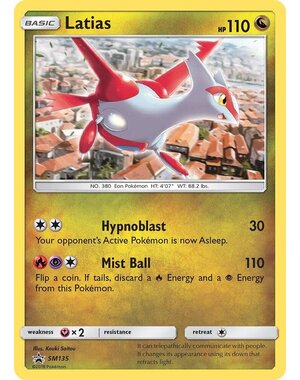 Pokemon Latias (SM135) Lightly Played Holofoil