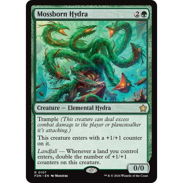 Magic: The Gathering Mossborn Hydra (107) Lightly Played