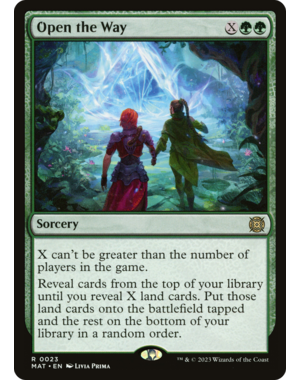 Magic: The Gathering Open the Way (023) Lightly Played