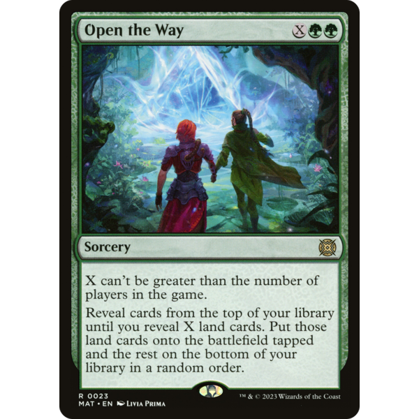 Magic: The Gathering Open the Way (023) Lightly Played