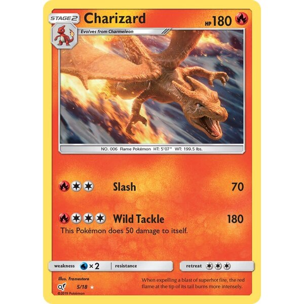 Pokemon Charizard (005) Lightly Played Holofoil