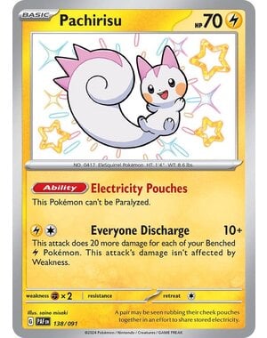 Pokemon Pachirisu (138) Lightly Played Holofoil