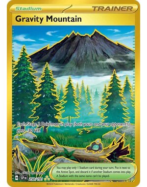 Pokemon Gravity Mountain (250) Lightly Played Holofoil