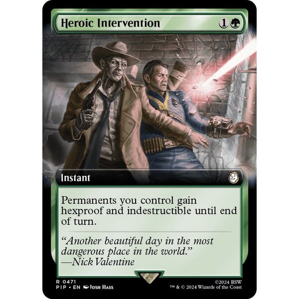 Magic: The Gathering Heroic Intervention (Extended Art) (471) Lightly Played