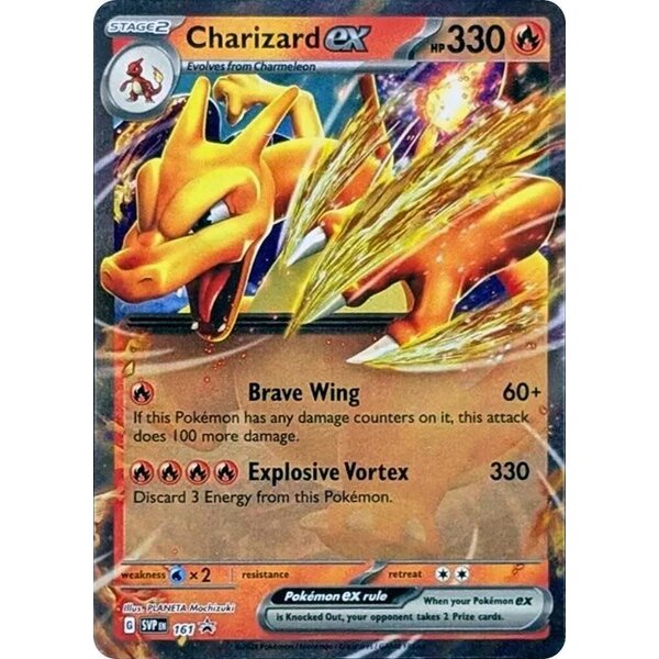 Pokemon Charizard ex (161) Lightly Played Holofoil