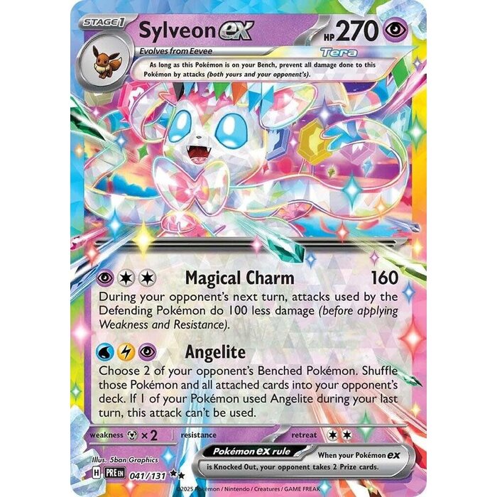 Pokemon Sylveon ex (041) Lightly Played Holofoil