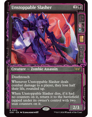 Magic: The Gathering Unstoppable Slasher (Showcase) (312) Lightly Played