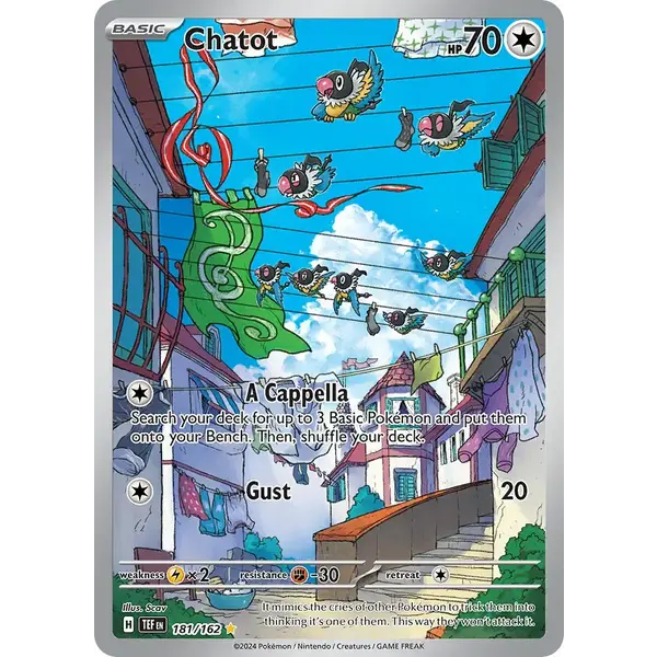Pokemon Chatot (181) Lightly Played Holofoil