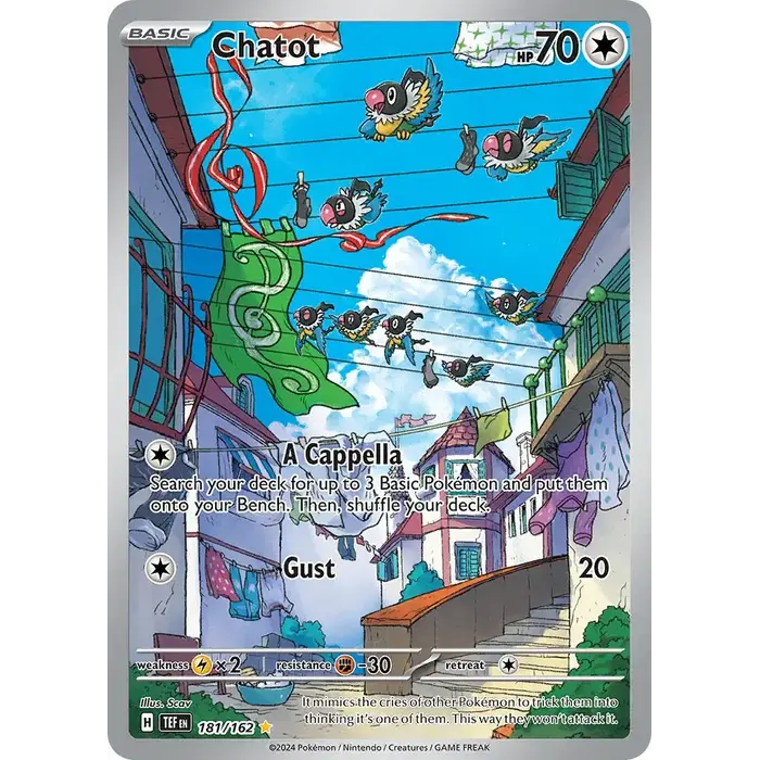 Pokemon Chatot (181) Lightly Played Holofoil