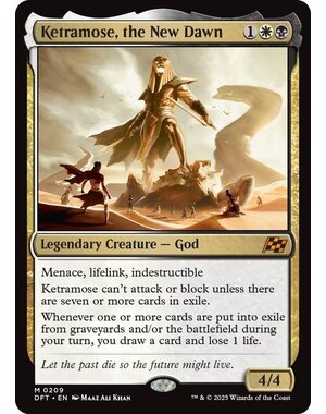 Magic: The Gathering Ketramose, the New Dawn (209) Lightly Played