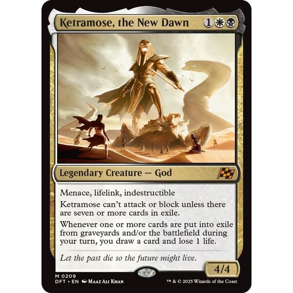 Magic: The Gathering Ketramose, the New Dawn (209) Lightly Played
