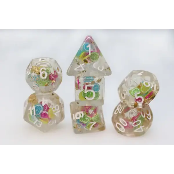Foam Brain Tropical Punch RPG Dice Set