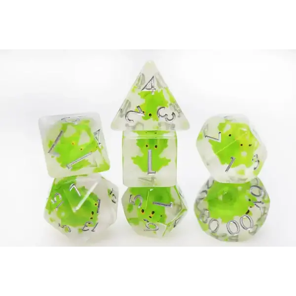 Foam Brain Frozen Frog RPG Dice Set