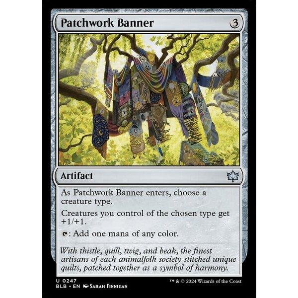 Magic: The Gathering Patchwork Banner (247) Lightly Played Foil