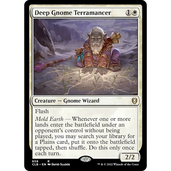Magic: The Gathering Deep Gnome Terramancer (658) Lightly Played