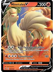 Pokemon Ninetales V (026) Lightly Played Holofoil