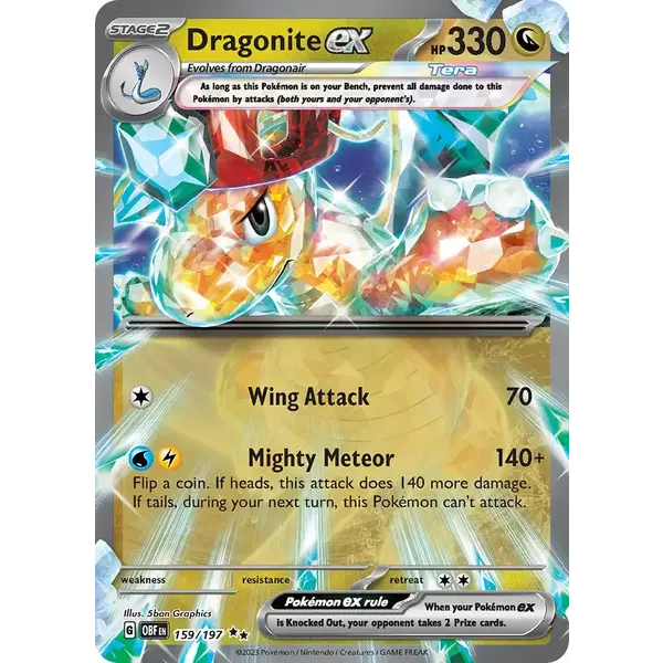 Pokemon Dragonite ex (159) Lightly Played Holofoil