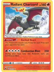 Pokemon Radiant Charizard (020) Lightly Played Holofoil