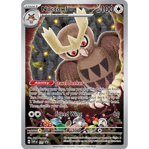 Pokemon Noctowl (141) Lightly Played Holofoil