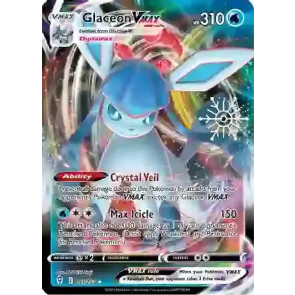 Pokemon Glaceon VMAX  (Holiday Calendar) (041) Lightly Played Holofoil
