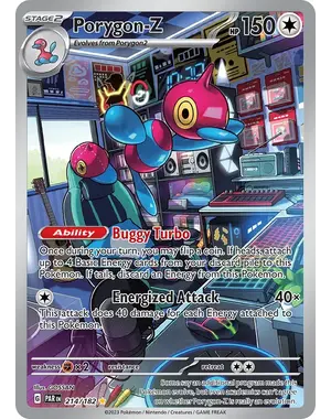 Pokemon Porygon-Z (214) Ligthly Played Holofoil