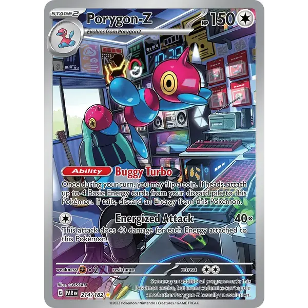 Pokemon Porygon-Z (214) Ligthly Played Holofoil