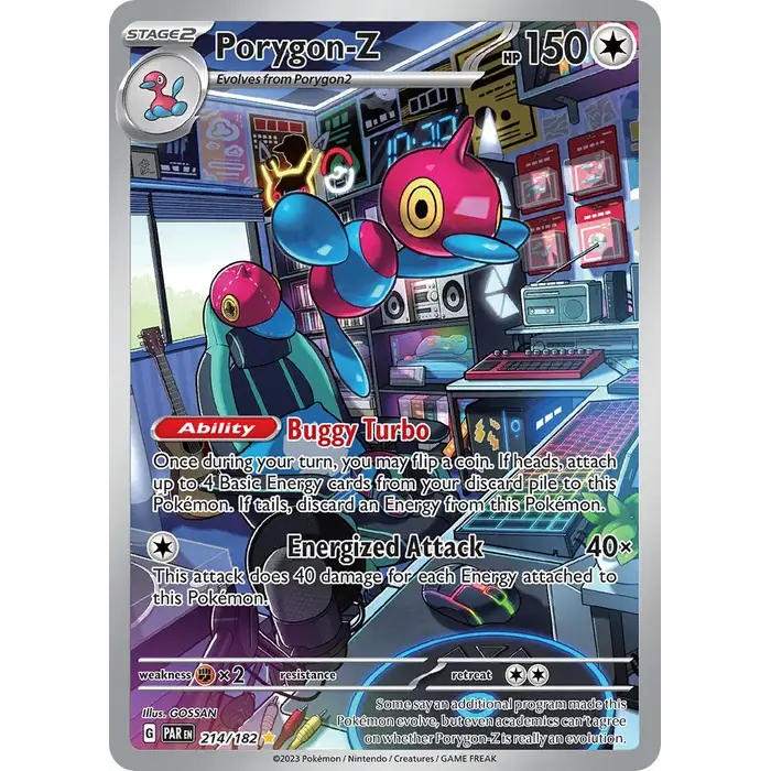 Pokemon Porygon-Z (214) Ligthly Played Holofoil