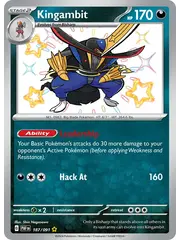 Pokemon Kingambit (187) Lightly Played Holofoil