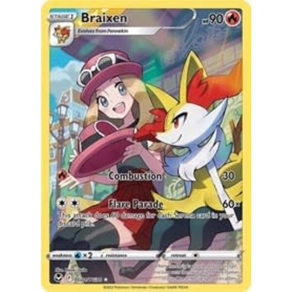 Pokemon Braixen (TG01) Lightly Played Holofoil